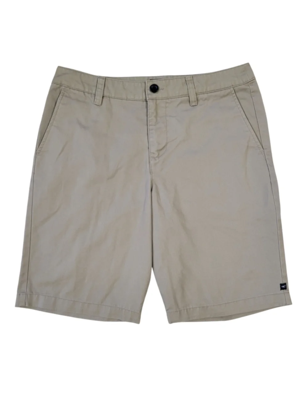 O'NEILL Men's Relaxed Fit Flat Front Zip-Fly Khaki Shorts Size 34 Inseam 10 - Picture 2 of 6